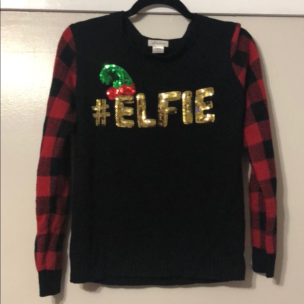 #ELFIE sweater. Size Medium.